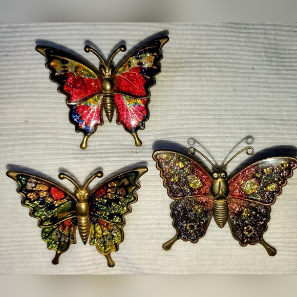 5 Vintage Butterflies - Picture 7 of 8